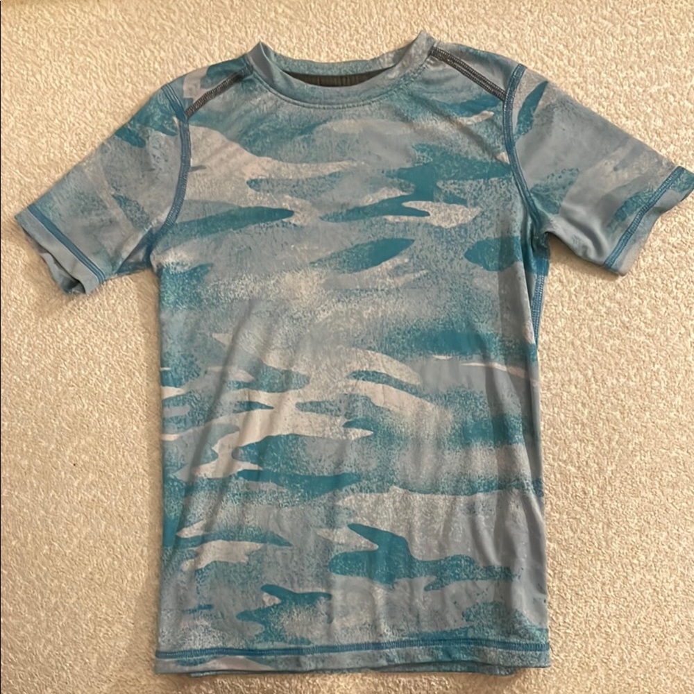 All in Motion Blue and White T-Shirt